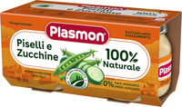 Plasmon omogeneizzato piselli e zucchine 2 vasetti da 80g