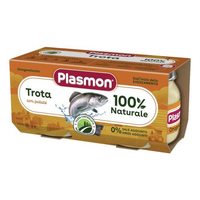 Plasmon omogeneizzato trota verdure 2 vasetti da 80g