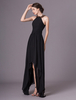 Abiti da ballo Black Feathers Halter Asimmetrico Cocktail Party Dress