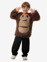 Bambini Costumi da animale Orangotango Top in poliestere marrone scuro