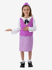 Bambini Hostess Halloween Carnevale Costumi Viola Gioco di Ruolo Set