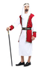 Bianco abito vestito Costume asiatico notte araba Costume Carnevale uomo