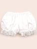 Bianco nero luce arancione Lolita Bloomers seta pizzo