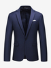 Blazer da uomo slim fit con un bottone giacca da matrimonio chic
