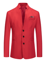 Blazer e giacche da uomo Casual abiti da uomo Chic Red Red Elegante abiti casual da uomo