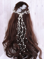 Boho Wedding Headpieces Pearls Headband Accessori per capelli da sposa