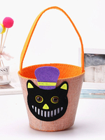 Borsa a secchiello per gatti di Halloween Dolcetto o scherzetto