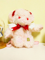 Borsa a tracolla Lolita dolce ricamata con fiocco rosa