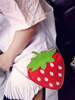 Borsa a tracolla rossa Lolita Borsa in pelle Lolita