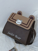 Borsa a tracolla Sweet Lolita Coffee Brown Borsa a tracolla in pelle Accessori Lolita