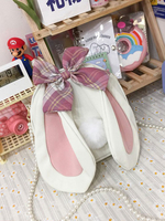 Borsa Lolita bianca Fiocchi in poliestere Borsa a tracolla in poliestere Accessori Lolita