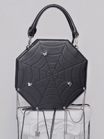 Borsa Lolita gotica Borsa in pelle PU con motivo a farfalla nera Accessori Lolita