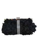 Borse da sera con strass in rilievo