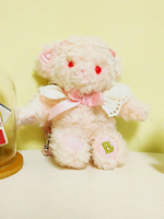 Borsetta Lolita dolce in pizzo ricamato con fiocco in lilla dolce