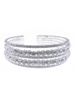 Bracciale Argento Strass