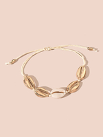 Bracciale da donna Catene bianche Braccialetti con opere darte a catena a maglie non in pietra conchiglia