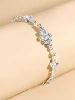 Braccialetto da sposa Silver Strass