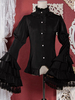 Camicette Gothic Lolita Top bianco Lolita Maniche lunghe Ruffles Pizzo Lolita Shirt