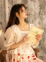 Camicette Lolita bianche Maniche lunghe Ruffles Lolita Top Lolita Shirt