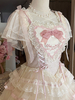 Camicette Lolita dolci Maniche corte bianche Top Lolita Fiocchi Volant Camicia Lolita