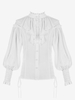 Camicette Lolita stile ROCOCO Camicetta a maniche lunghe con volant Top Lolita Camicia Lolita bianca