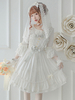 Camicette Steampunk Lolita Lolita Top Ruffles Fiocchi Camicetta a mezza manica Camicia Lolita bianca