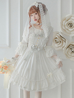 Camicette Steampunk Lolita Lolita Top Ruffles Fiocchi Camicetta a mezza manica Camicia Lolita bianca