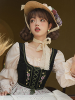 Camicette Sweet Lolita Camicetta Lolita Top Ruffles maniche lunghe Camicia Lolita bianca ecru