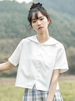 Camicette Sweet Lolita Camicia Lolita nera a maniche corte in pizzo Lolita