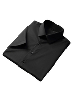 Camicie da uomo Camicie da uomo Camicia da uomo Classica maniche corte da sposa Nero Blu