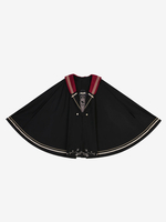 Capispalla Lolita accademico in poliestere nero primaverile Lolita