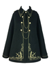 Capispalla Lolita in stile militare con mantella gotica Lolita