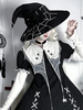Cappello Gothic Lolita Accessorio nero Accessori Lolita in poliestere