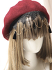 Cappello Gothic Lolita Catene di pizzo bordeaux Accessorio Accessori Lolita