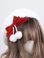 Cappello Lolita stile ROCOCO Accessorio con fiocchi bianchi Accessori Lolita