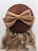 Cappello Lolita stile ROCOCO Accessorio Lolita con fiocchi azzurri