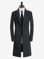 Cappotti da uomo con colletto rovesciato casual ed eleganti monopetto