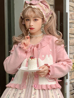 Cappotti Sweet Lolita Cappotti neri con volant Fiocchi Cappotto in poliestere Capispalla invernali Lolita