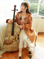 Cappotto classico Lolita Cappotto Lolita marrone laminato