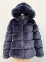 Cappotto in pelliccia sintetica con cappuccio invernale corto ecologico per donna 2025