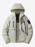 Cappotto invernale in cotone con grafene da uomo casual caldo e largo con cappuccio