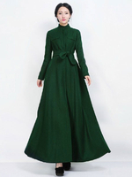 Cappotto monocolore elegante in lana