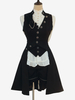 Cappotto Steampunk Lolita Cappotto retrò nero Cappotto lungo principe neutro