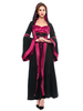 Carnevale Abiti vittoriani a maniche lunghe con cappuccio in stile vittoriano medievale Costume Halloween