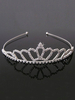 Carnevale Balletto danza Tiara argento perline Hairband bambina danza partito capelli accessori Halloween