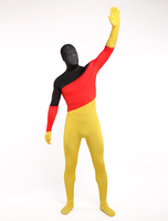 Carnevale Bandiera tedesca unisex Lycra Spandex Zentai Multicolor Cool tute Costume Halloween