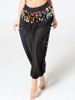 Carnevale Belly Dance Vita catena frange paillettes Belly Dance Wear per le donne Halloween