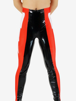 Carnevale Black & Red Metallic Shiny Bottom Wrestling Halloween