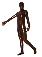 Carnevale Caffè Unisex Suit Zentai Shiny Metallic Halloween