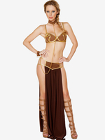 Carnevale Camicia da Notte Sexy Donna Abito Lungo Arabo Costume Halloween